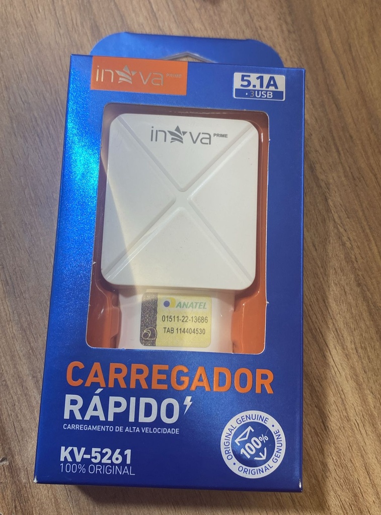 Carregador Rapido S/Cabo KV-5261