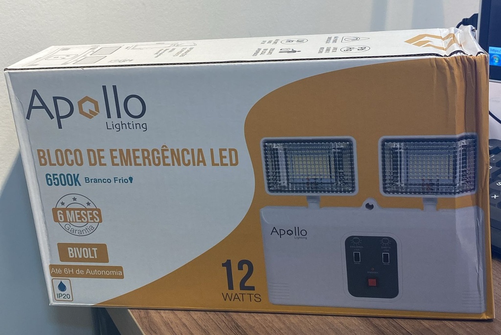 BLOCO DE EMERGENCIA LED 6329