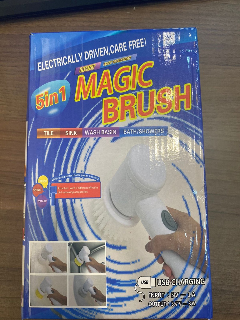 Escova Eletronica Magic Brush 5 em 1