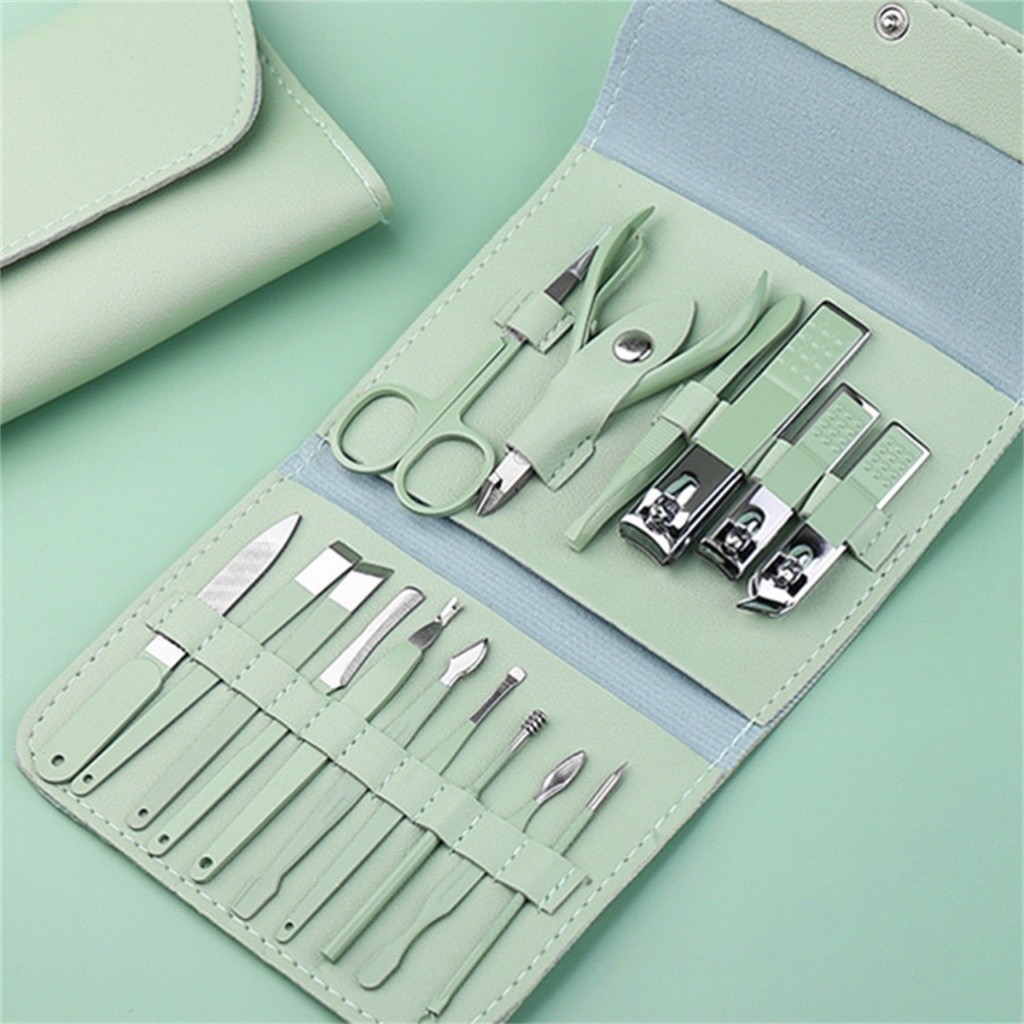 KIT 16 UNDS CORTADOR DE UNHA MANICURE PORTATIL