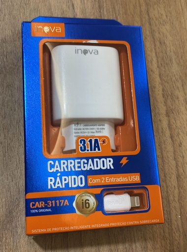 Carregador Rápido IP CAR-3117A