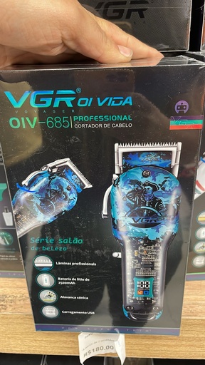 MAQUINA CORTAR CABELO VGR OIVIDA OIV-685